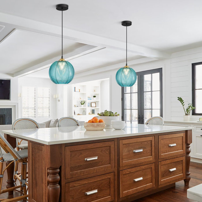 Latitude Run® Lighting Modern Glass Pendant Light Kitchen Island Large Pendant Lighting | Wayfair